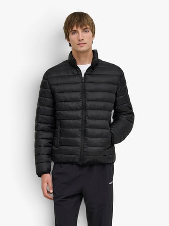 ONSRAFF QUILT JACKET OTW VD Erkek Siyah Mont - 22038713