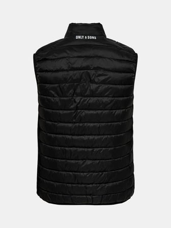 Only & Sons Onsraff Erkek Kapitone Şişme Yelek Siyah