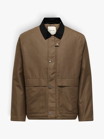 ONSKOSMO PADDED JACKET OTW VD Erkek Kahverengi Mont - 22034856