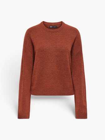 ONLSIMONI L/S O-NECK PULLOVER KNT NOOS  Kırmızı Kazak - 15368976