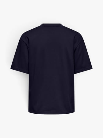 ONLSUPERIOR SS ONECK LOOSETOP JRS NOOS Kadın Mavi T-Shirt - 15377604