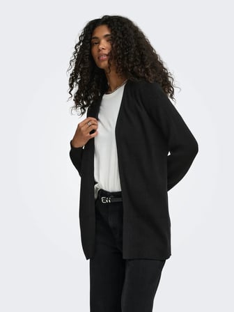 Only Kadın ONLYMARY LS OPEN SİYAH HIRKA - 15379258 