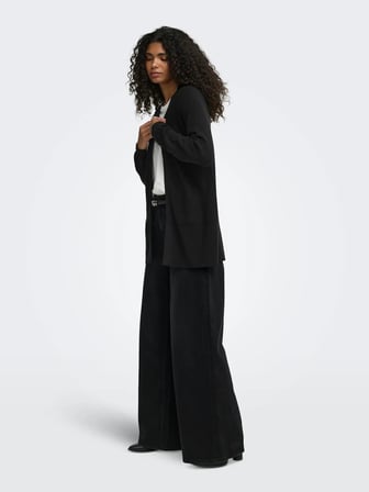 Only Kadın ONLYMARY LS OPEN SİYAH HIRKA - 15379258 