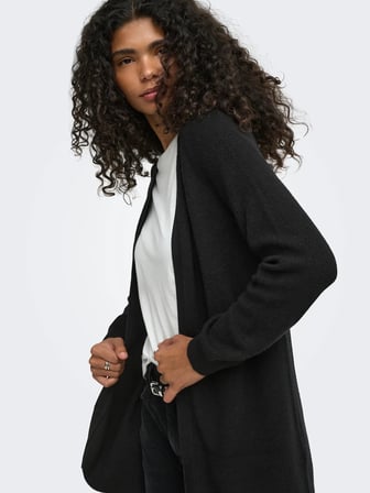 Only Kadın ONLYMARY LS OPEN SİYAH HIRKA - 15379258 