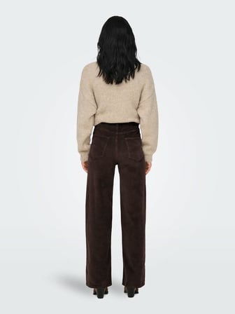 Only Hope Glabal Wide Leg Fid Kadın Kadife Pantolon 15263179