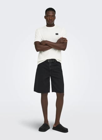 Only & Sons Beyaz Erkek Baskılı T-Shirt 22033190 ONSDAWSON LIFE REG SS TEE