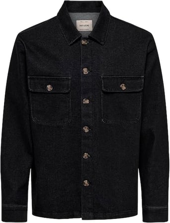 ONLY & SONS ERKEK ONSKODYL BOX ANTRASİT GÖMLEK - 22038475
