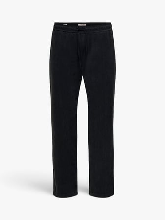 -ONSFADE LOOSE CORDUROY 0658 PANTS VD Erkek Siyah Pantolon - 5040177