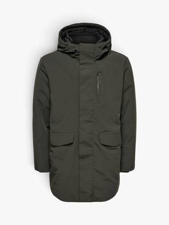 ONSENRICO WATERPROOF STRETCH PARKA NOOS Erkek Gri Mont - 22037057