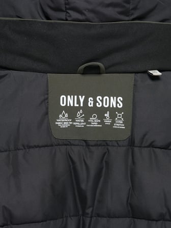 ONSENRICO WATERPROOF STRETCH PARKA NOOS Erkek Gri Mont - 22037057