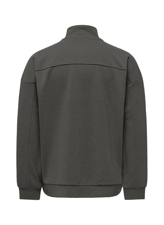 Only & Sons Yeşil Erkek Sweatshirt 22038908 ONSNEWKODYL OVZ LS HALFZIP