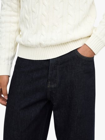 ONSFADE LOOSE DB RINSE 6440 AZ9 DNM NOOS Erkek Mavi Denim Pantolon - 4887116