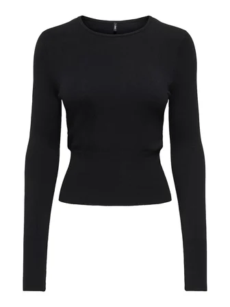 Only Kadın Onlandrea LS Siyah Sweatshirt - 15378352 