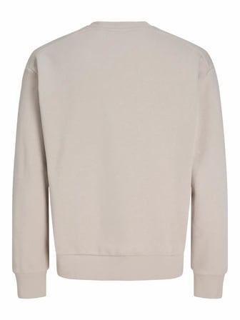 Jack Jones Clup Badge Relaxed Fit Bisiklet Yaka  Erkek Sweat 12300444