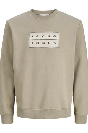 Jack & Jones JCOFUSION Erkek Bisiklet Yaka Box Fit Sweatshirt Günlük Rahat 