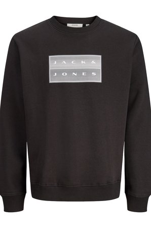 Jack & Jones JCOFUSION Erkek Bisiklet Yaka Box Fit Sweatshirt Günlük Rahat 