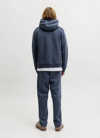 Jack & Jones Lacivert Erkek Rahat Sweatshirt 12301089 JCOFUSION SWEAT FULL HOOD