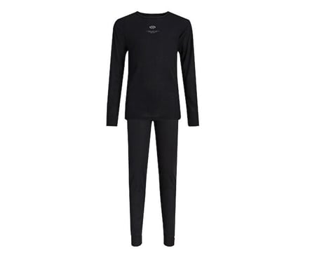 Jack Jones JACLESLEY SKI BASELAYER SET AW26 JNR Erkek Termal İçlik 12300651-BLACK Siyah
