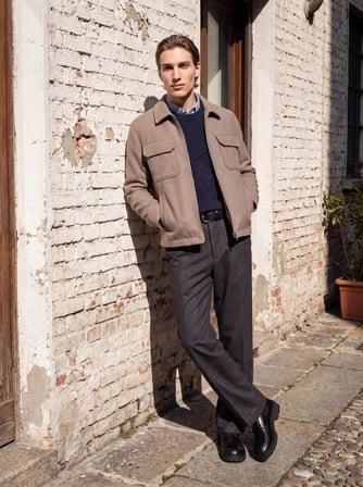 Jack Jones Blucallum Cable Regular Fit Erkek Kazak 12299945
