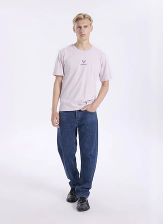 Jack & Jones Lila Erkek Regular Fit Logo Baskılı T-Shirt 12307781 JORWILDLIFE TEE CREW BSS26