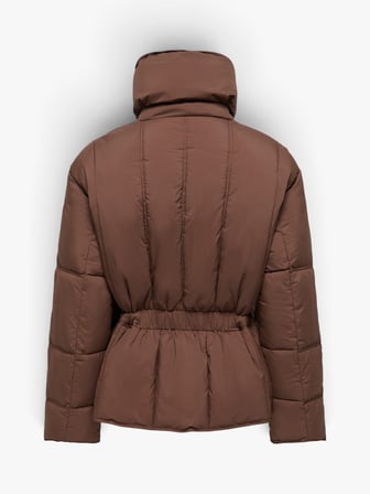 ONLELMA PUFF JACKET OTW Kadın Kahverengi Mont - 15373225