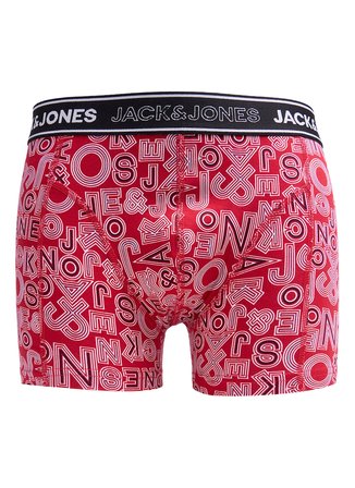 Jack & Jones Lacivert Erkek Boxer 12309117 JACLOGO MIX TRUNKS 3 PACK