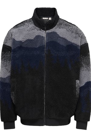Only & Sons ONSADAM Life Erkek Oversize Sherpa Bomber Sweatshirt Peluş Günlük Rahat 