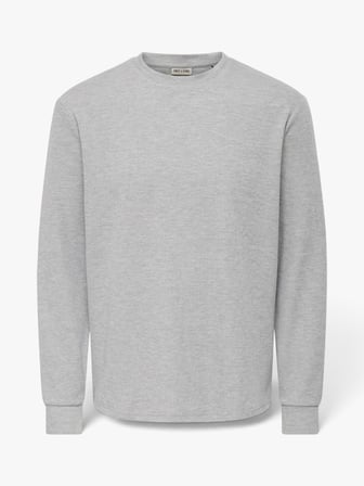 ONSINFINITY RLX LS TEE Erkek Gri T-Shirt - 22039247