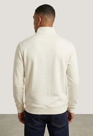 Only & Sons Erkek ONSDAWSON REG LS HALF SWEATSHİRT BEYAZ - 22039036 