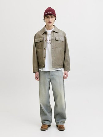 Jack Jones Savona Brandıng Relaxed Fit Erkek Tişört 12310071