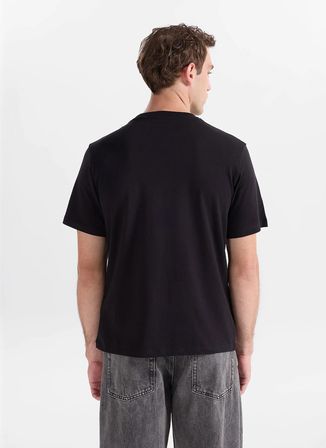 Jack & Jones Siyah Erkek Regular Fit Logo Baskılı T-Shirt 12307761 JPRBLUEJOEY TEE CREW BSS26