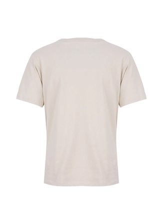 Jack & Jones Bej Erkek Regular Fit Logo Baskılı T-Shirt 12307677 JPRBLURANGER TEECREW BSS26
