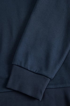 Jack & Jones Erkek Jjpan Bisiklet Yaka Logo Detaylı Sweatshirt 12310759 Lacivert