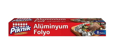 Piknik Alüminyum Folyo 8 m ve Streç Film 30 m 4 lü Karma Paket