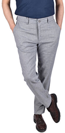 TWN 112 SPOR KETEN PANTOLON /GRİ/54