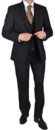 APR-67010 4 DROP  YELEKLİ TAKIM /SİYAH/58