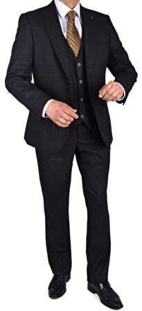 APR-67010 4 DROP  YELEKLİ TAKIM /SİYAH/58