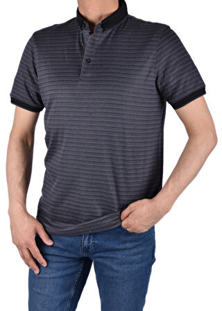 RYM-7580 POLO YAKA TİŞÖRT/SİYAH/2XL