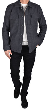 RYM 13850-KIŞLIK GÖMLEK/GRİ/M