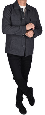 RYM 13850-KIŞLIK GÖMLEK/GRİ/XL