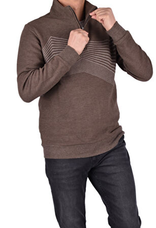 BRG-95001 YARIM FERMUARLI KAZAK/VİZON/L