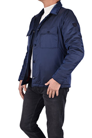BRG-80156 MEVSİMLİK CEPLİ MONT/LACİVERT/3XL