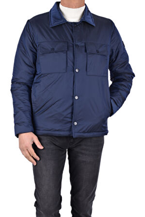 BRG-80156 MEVSİMLİK CEPLİ MONT/LACİVERT/3XL