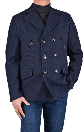 BRG-71145 KRUVAZE KABAN/LACİVERT/56