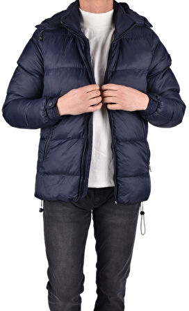 BRG-80177 KAPÜŞONLU MONT /LACİVERT/2XL