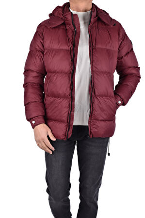 BRG-80177 KAPÜŞONLU MONT /BORDO/XL