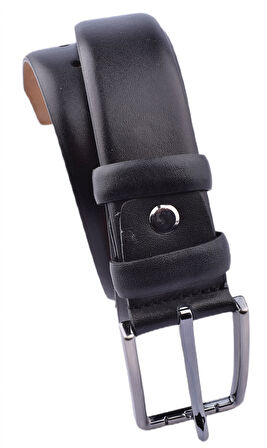 FSM-20 DERİ KEMER 3,5 CM/SİYAH/125 - 50