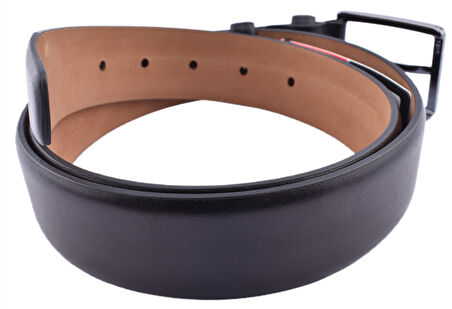 FSM-20 DERİ KEMER 3,5 CM/SİYAH/125 - 50