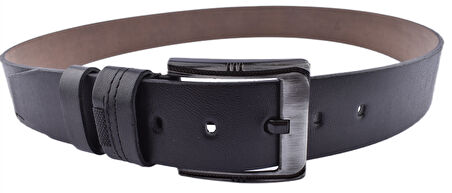 FSM-36 SUNİ  DERİ 4,5 CM KEMER/SİYAH/130 - 52