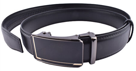 KML-71 MEKANİZMALI KEMER/SİYAH/125 - 50